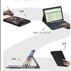 ipad 超軽量 Bluetooth Type-C キーボード ケース の画像