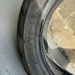 ダックス125 DAX125 前タイヤ 新しいの画像
