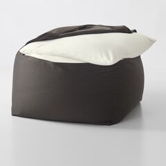 体にフィットするソファ ４点セット 本体＋補充クッション＋替えカバー×2（無印良品）の画像