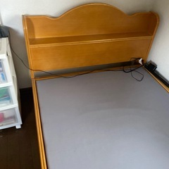 シングルベッド　引出し付きの画像