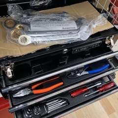 【未使用品】【店頭引取限定】SUPER TOOL ツールボックス ブラック 35200円の画像