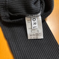 GRL ニット　トップス　Mサイズ　ブラックの画像
