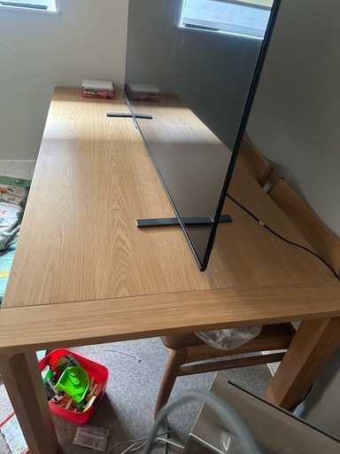 関家具 公式店 ダイニングテーブル 6人用 180cm と椅子6個セット。天然木