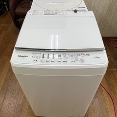 #15 激安洗濯機!! Hisense 2021年 5.5kg HW-G55B-Wの画像