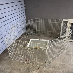 木製　ペット犬用ケージ2個 サークル　まとめていかがですかの画像