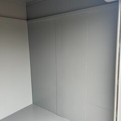 ① シャッター倉庫　1坪　シャッター付倉庫　三協フロンテア　PS-2R　物置　ハウス　バイク　コンテナ　スーパーハウス　ユニットハウスの画像