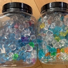 ★クレーンゲーム UFOキャッチャー★キラキラプラスチック★氷★アクリルアイス クリスタル 石 ストーンの画像