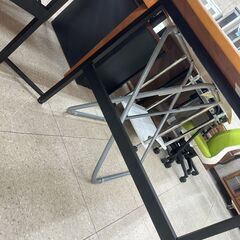 ★リユースのサカイ高崎店★TJ12840 (株)東馬 PCデスク 茶 H72×D100×W120 クリーニング済みの画像
