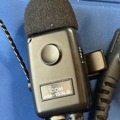 ICOM HM-153LSクリップ式マイクの画像