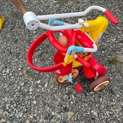 アンパンマン 折りたたみ三輪車の画像