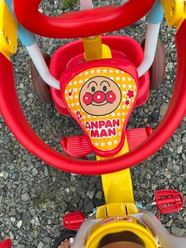 アンパンマン 折りたたみ三輪車