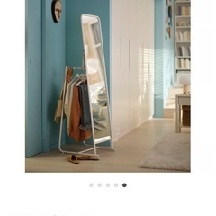 IKEA 全身鏡 スタンドミラー KNAPPERの画像