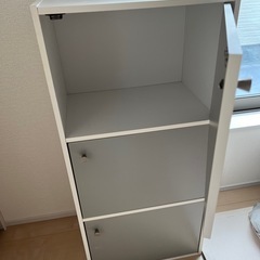収納　カラーボックス　3ドアの画像