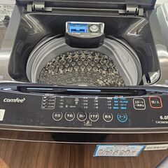✨️ジモティー割引✨️【ジャングルジャングル堺初芝店】 6ヶ月保証付き！！！　コンフィー　洗濯機　CACO6EW60　2024年製　堺市（東区　西区　北区　南区　堺区　美原区）高石市　泉大津市　忠岡町　和泉市　松原市　大阪狭山市の画像