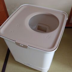 【猫未使用】猫トイレ アイリスオーヤマ「お部屋のにおいクリア消臭 猫用システムトイレ」の画像