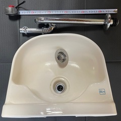 中古TOTOマルチシンクSK500と床配管セットの画像