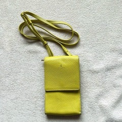 【美品】ペレボルサ PELLE BORSA スマホショルダーバッグ シボ革の画像