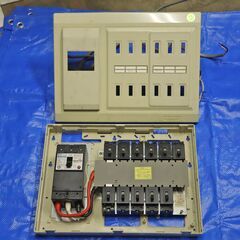 中古品2581　分電盤　漏電ブレーカー　河村電器　60A　11回路　店舗で使用　長期保管品　ジャンク品の画像