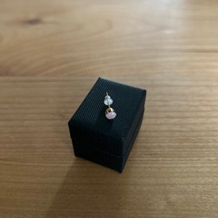 ピンクオパール　ピアス　片耳の画像