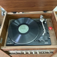 昭和レトロ　中古ジャンク品　レコードプレイヤー の画像