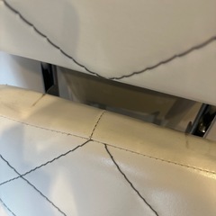 折りたたみチェア　白　ホワイトの画像