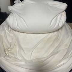 【無印】体にフィットするソファ 綿デニム　ネイビーセット（追加クッション付き）の画像