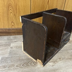 本棚　アンティーク　引き出しの画像