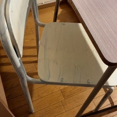 三原機工の学校 椅子 机 教室 デスク イス セットの画像