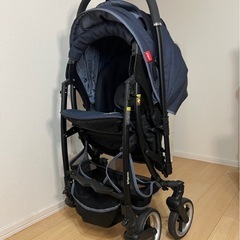 【引き取り限定】Pigeon ベビーカー RUNFEE ランフィ RA7 BASISデニムの画像
