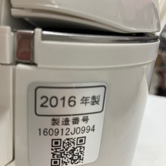 I 2509-302 パナソニック 大火力おどり炊き SR-HX106 2016年製 通電確認済み 中古の画像