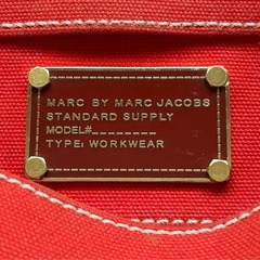 【美品】MARC BY MARC JACOBS トートバッグ レッドの画像