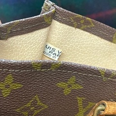 ルイヴィトン  モノグラム  トートバック　ブラウン VUITTON トートバッグの画像