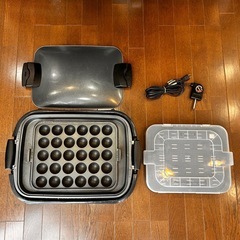 タイガー 3way ホットプレート CPU-A130 〈角型〉焼肉 たこ焼き の画像