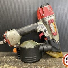 【引き取り限定】【中古品】MAX マックス CN-450S(FP) 常圧 コイルネイラ 釘打機 50mm 使用空気圧範囲:0.39-0.78MPa 保護メガネ・ケース有の画像