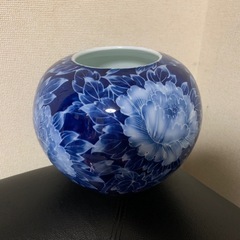 丸　花瓶　でかめ　和柄の画像