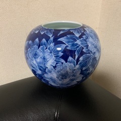 丸　花瓶　でかめ　和柄の画像