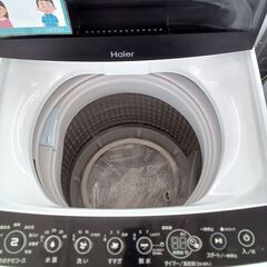 ★ジモティ割あり★ Haier 洗濯機 JW-C55D 5.5㎏ 21年製 動作確認／クリーニング済み TK6515【リユースのサカイつくば店】の画像