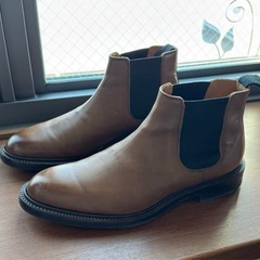 【リーガル/REGAL】ブラウンチェルシーブーツ レザーの画像