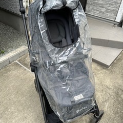 サイベックスメリオカーボン2023 グレー　純正カップホルダー・レインカバー付の画像