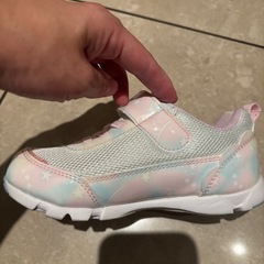 【1日のみ使用】子供靴ムーンスター18.5㎝の画像