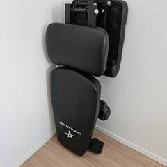 【折りたたみ式】3WAY可変式トレーニングベンチ （耐荷重450kg／消毒済み）の画像