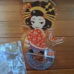 舞妓さんのアクリルスタンドの画像