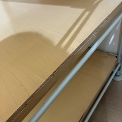【お譲りします】無印良品 ユニットシェルフ テレビ台やプリンタ置きにの画像