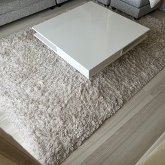 IKEA イケア ラグ&コーヒーテーブル セット販売の画像