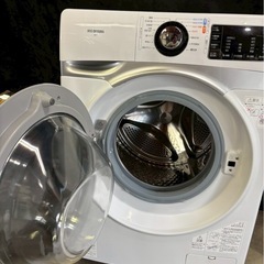 【成約済み】アイリスオーヤマ ドラム式洗濯機 AD7-W/S 2018年製 洗濯7.5kgの画像