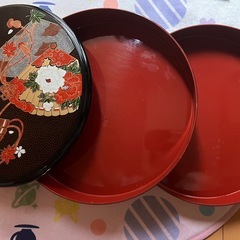 お重 丸　二段の画像