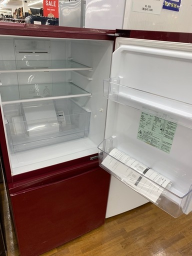 90分の無料軽トラック貸出サービス！【AQUA】2ドア冷蔵庫（AQR-16H）のご紹介です!