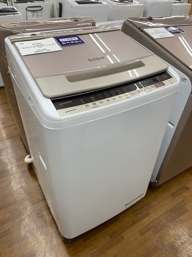 90分の無料軽トラック貸出サービス！【HITACHI】全自動洗濯機（BW-V100E）のご紹介です!