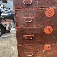 年代物　　昭和タンスの画像