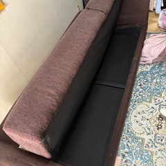 🍀無料🍀ソファーベッド🛋️5階引取(シミありで良ければ🙆‍♂️)の画像